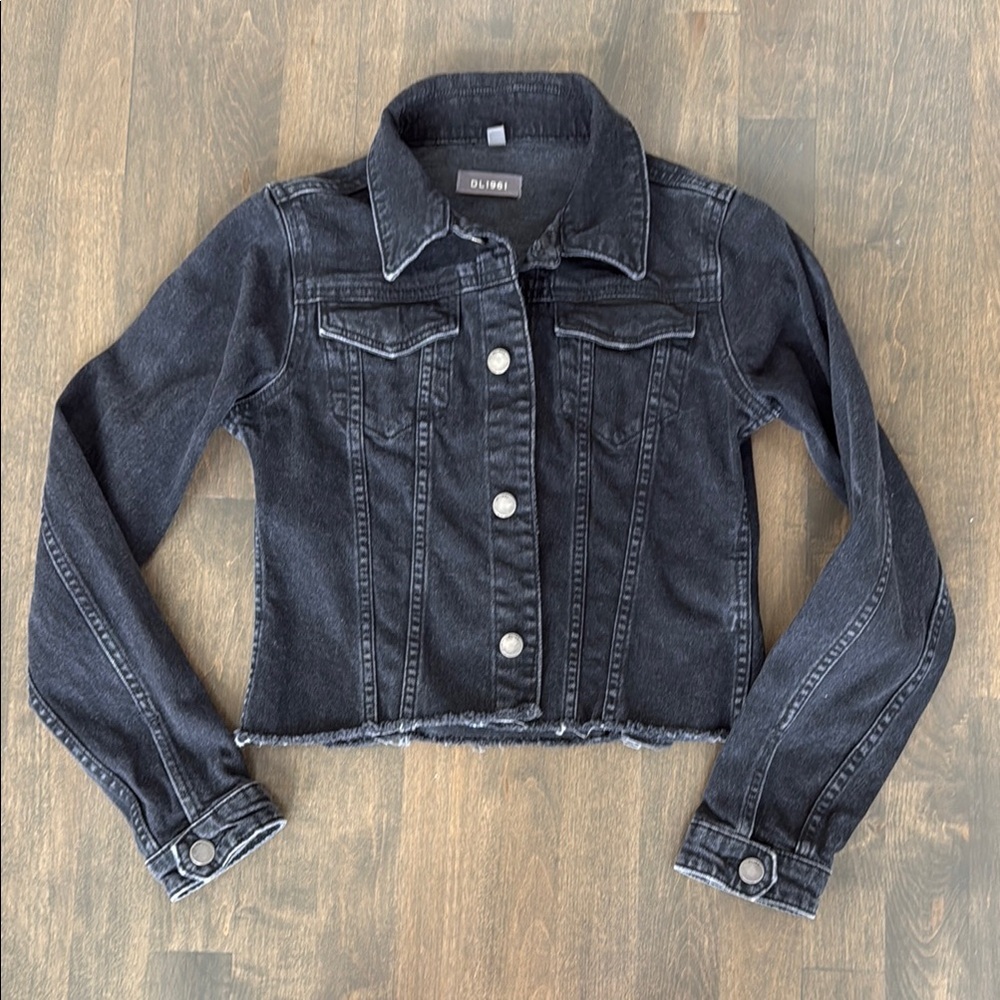DL1961 Girl’s Black Denim Jacket